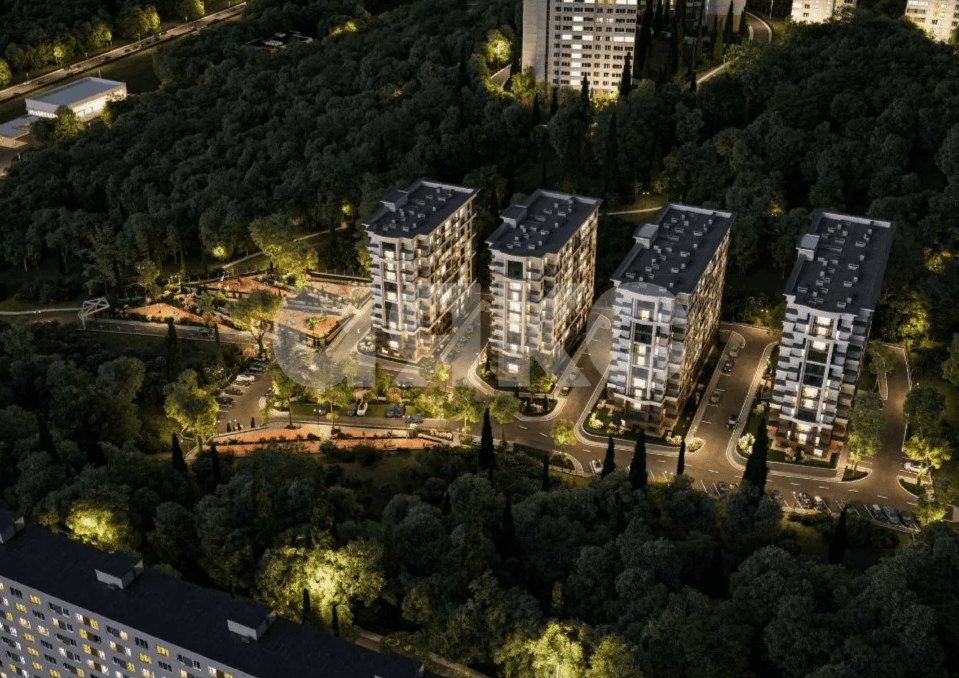 Фото №14: 1-комнатная квартира 29&nbsp;м², 5/12&nbsp;эт. - Сочи, Заречный, Центральный, мкр. жилой комплекс Южный Парк, ул. Пластунская, 104Бк3