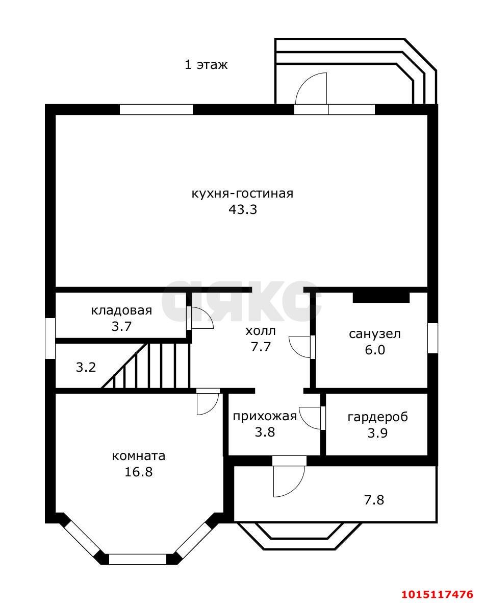 Фото №5: Дом 175&nbsp;м² + 4.8&nbsp;сот., 2&nbsp;эт. - Южный, п. коттеджный  Знатный Двор, ул. Атаманская, 29