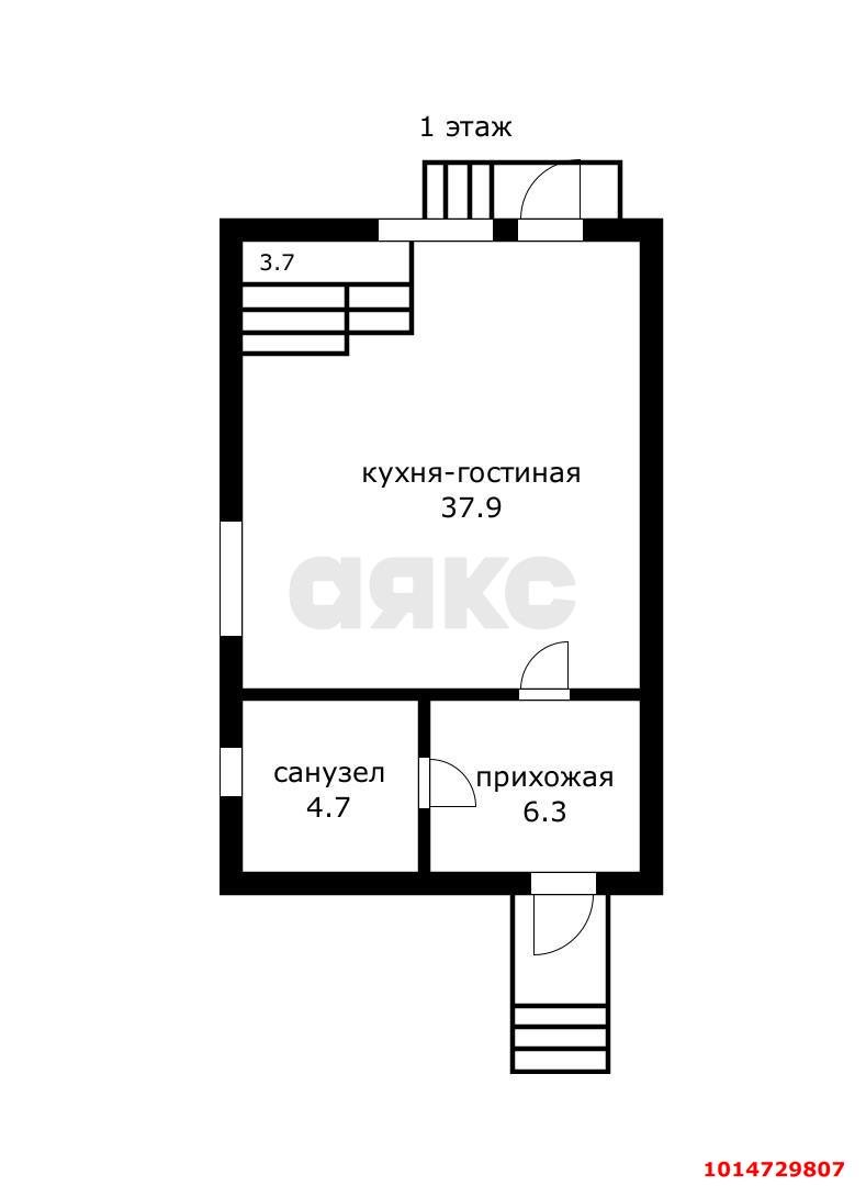 Фото №12: Дом 140&nbsp;м² + 7.5&nbsp;сот., 2&nbsp;эт. - Старокорсунская, мкр. Карасунский внутригородской округ, ул. Октябрьская, 52