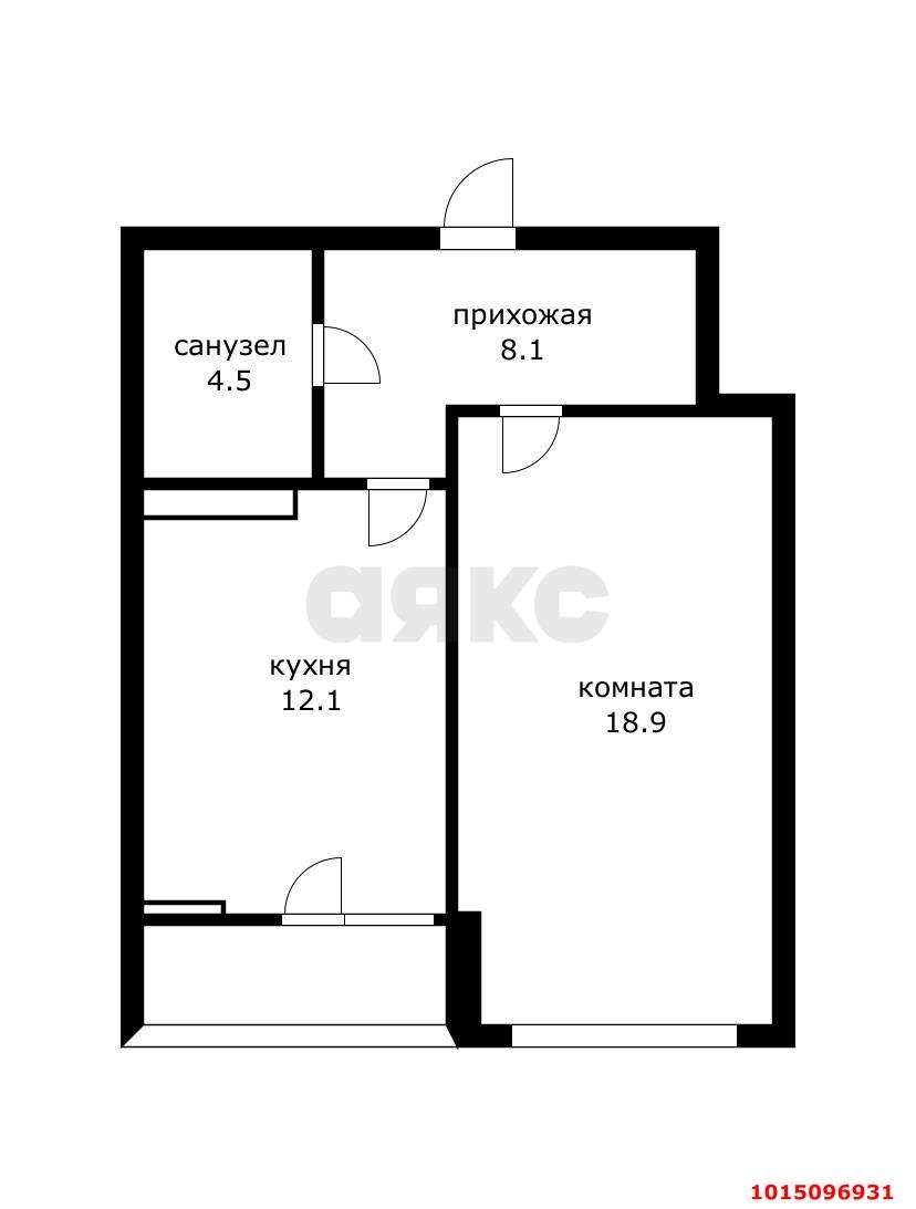 Фото №19: 1-комнатная квартира 50&nbsp;м², 16/24&nbsp;эт. - Краснодар, Прикубанский внутригородской округ, 40 лет Победы, мкр. жилой комплекс Достоевский, ул. Достоевского, 84