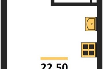 Фото №1: Студия 22 м², 16/16 эт. - Краснодар, мкр. Догма Парк, ул. Марины Цветаевой, 34