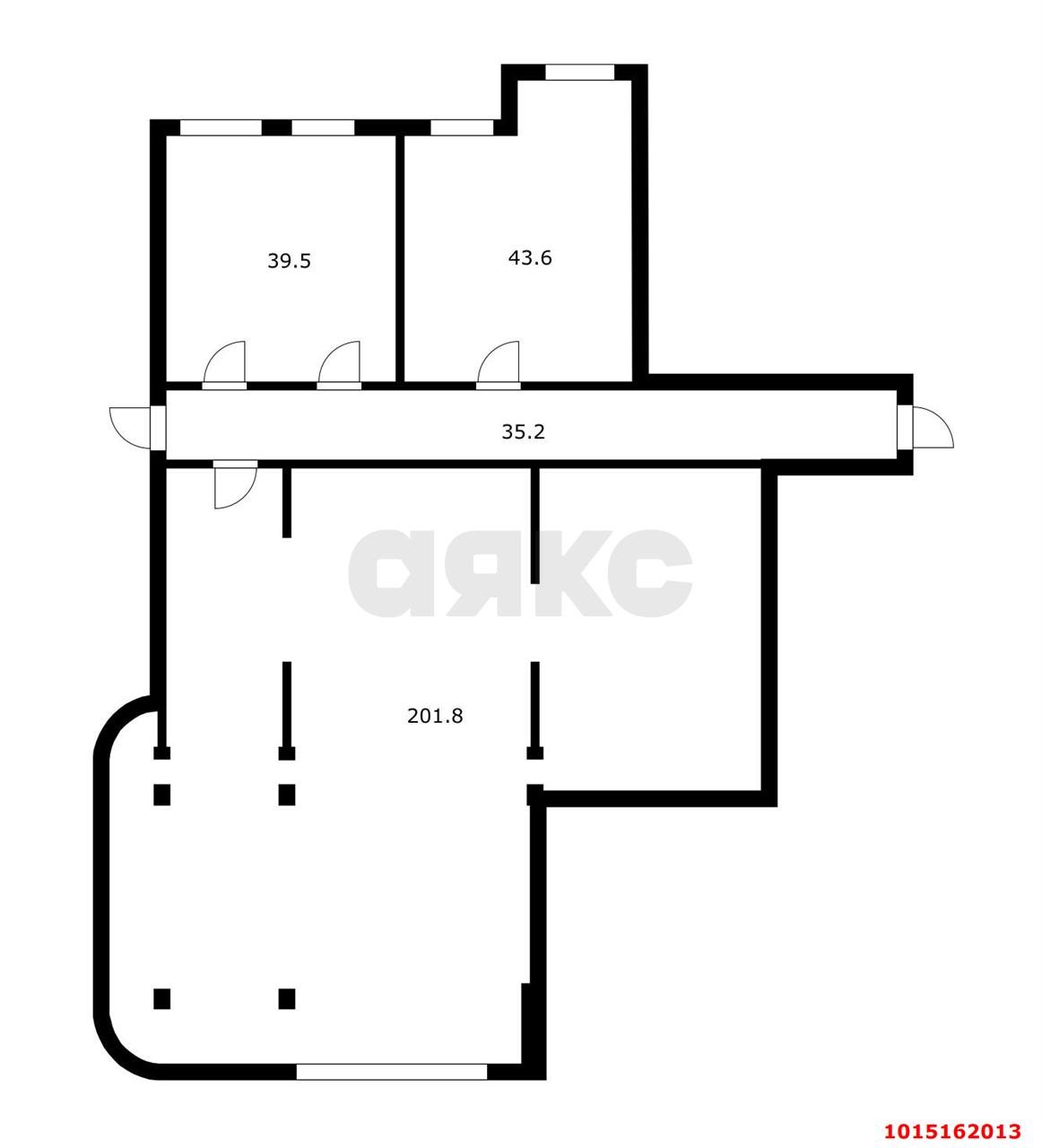 Фото №16: Офисное помещение 320&nbsp;м², 2/2&nbsp;эт. - Краснодар, Прикубанский внутригородской округ, мкр. 9-й километр, пр-д Репина, 3к1
