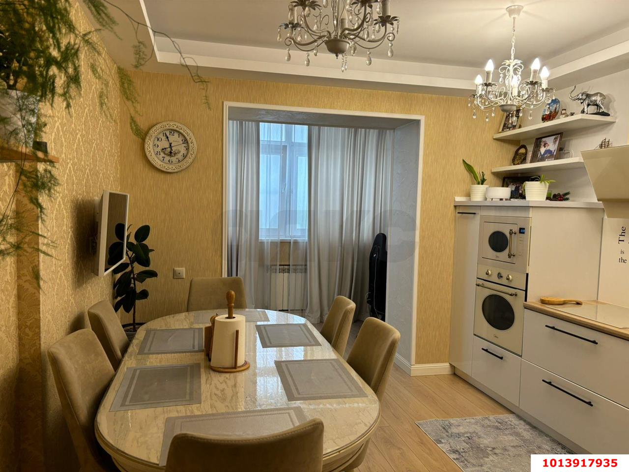 Фото №6: 2-комнатная квартира 73&nbsp;м², 9/17&nbsp;эт. - Краснодар, Карасунский внутригородской округ, мкр. Комсомольский, ул. Тюляева, 2/1