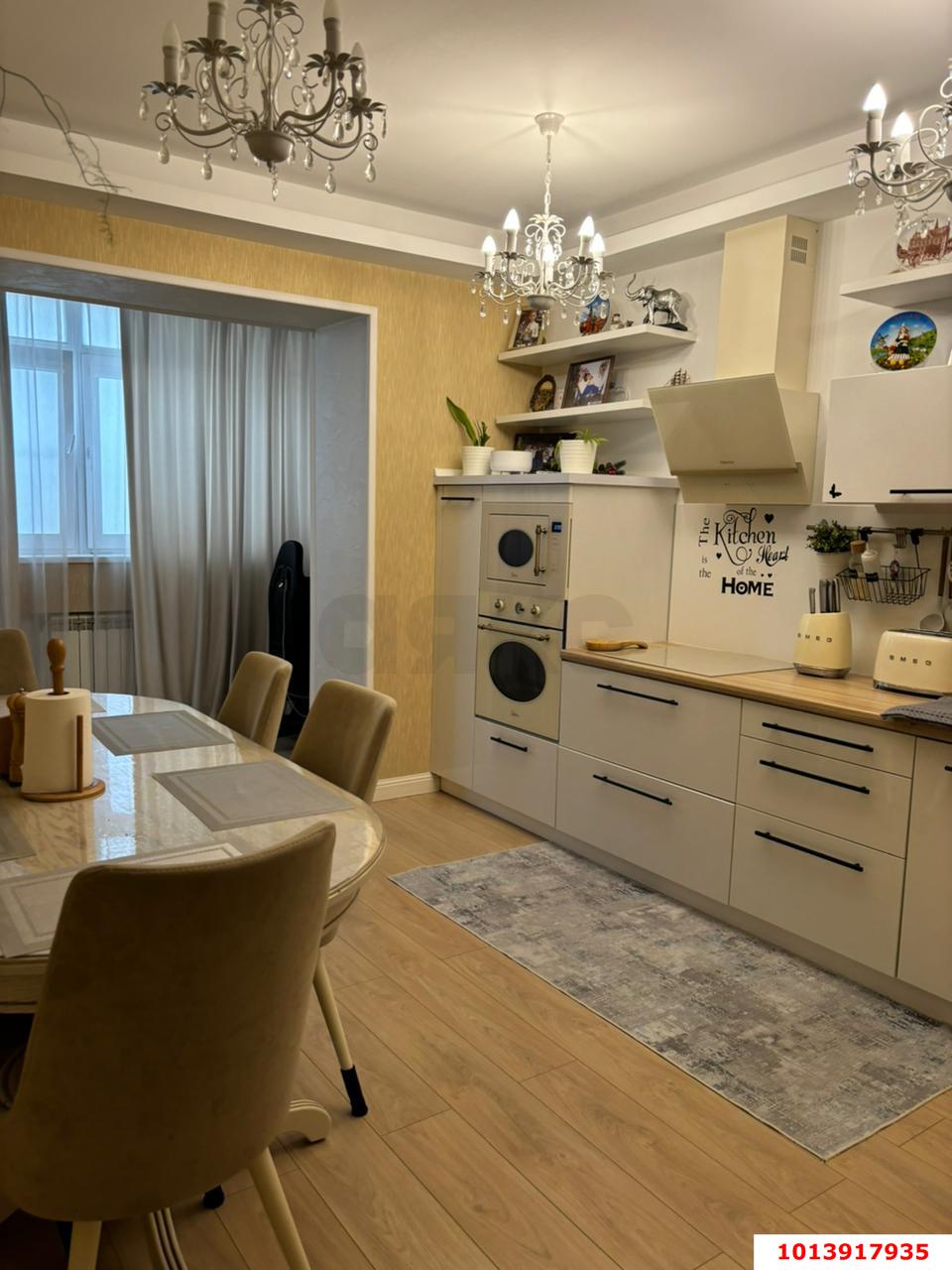 Фото №2: 2-комнатная квартира 73&nbsp;м², 9/17&nbsp;эт. - Краснодар, Карасунский внутригородской округ, мкр. Комсомольский, ул. Тюляева, 2/1