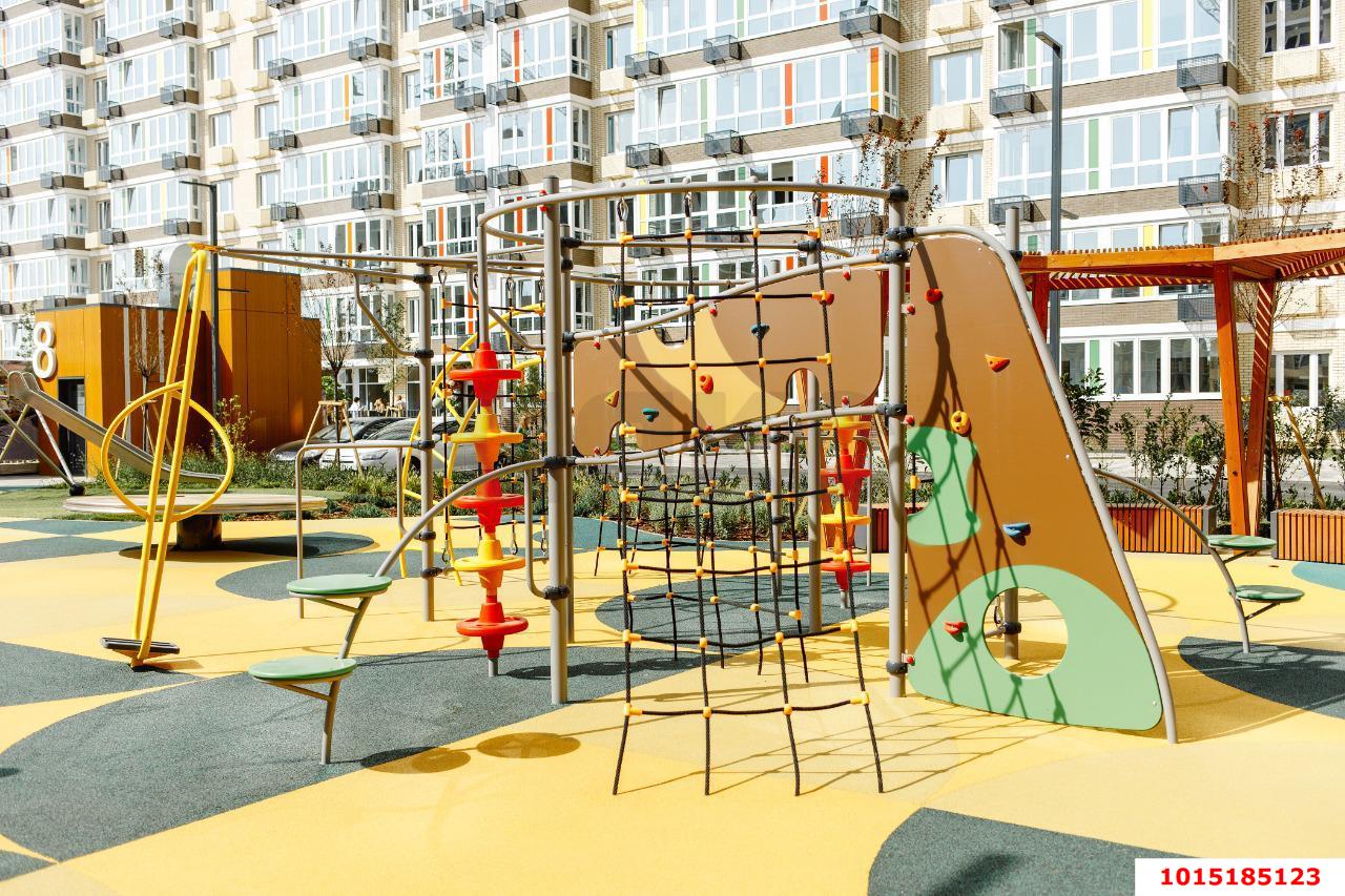 Фото №3: 2-комнатная квартира 59&nbsp;м², 15/25&nbsp;эт. - Краснодар, Прикубанский внутригородской округ, мкр. ЖК Абрикосово, ул. имени Героя Георгия Бочарникова, 4к1