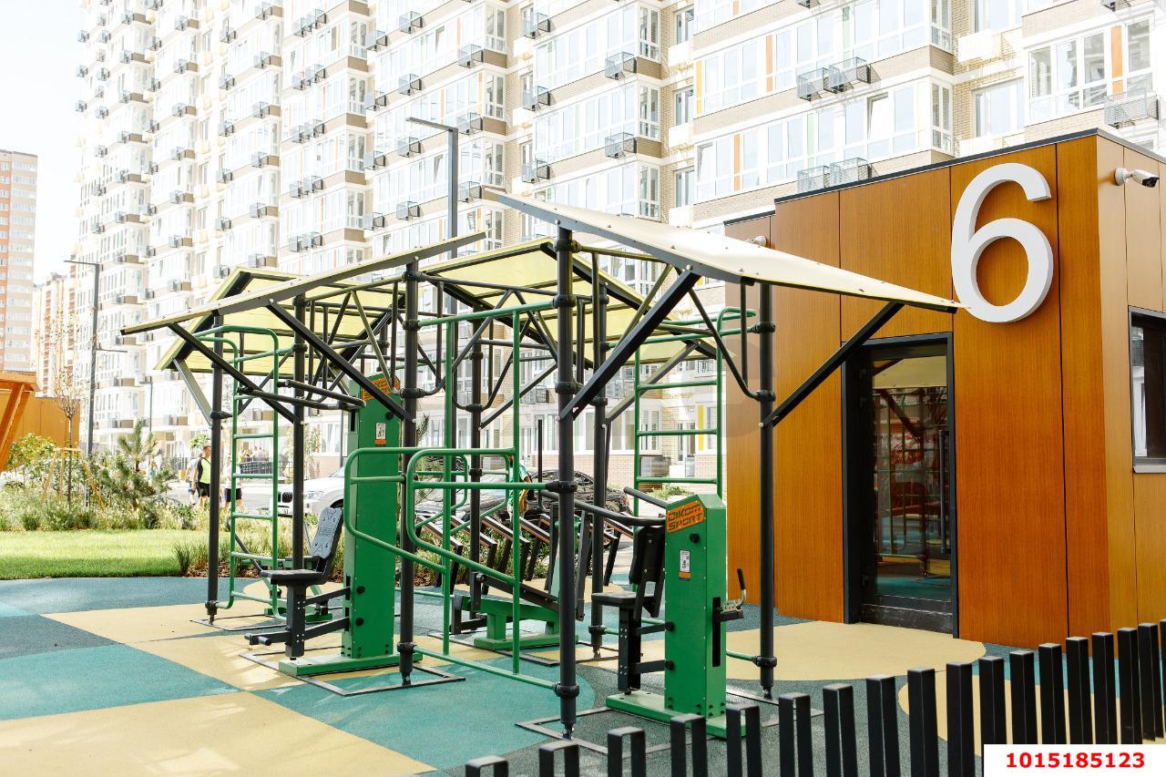 Фото №4: 2-комнатная квартира 59&nbsp;м², 15/25&nbsp;эт. - Краснодар, Прикубанский внутригородской округ, мкр. ЖК Абрикосово, ул. имени Героя Георгия Бочарникова, 4к1