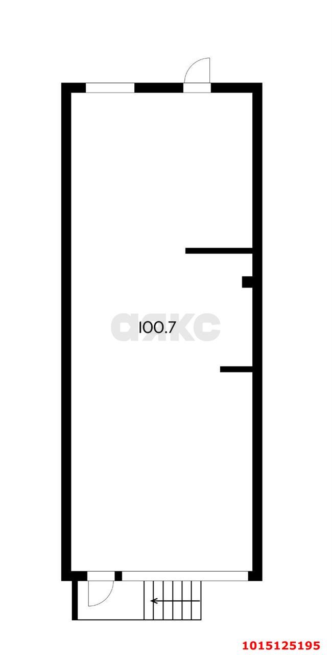 Фото №3: Торговое помещение 100&nbsp;м², 1/16&nbsp;эт. - Краснодар, Карасунский внутригородской округ, мкр. Камвольно-суконный Комбинат, ул. Бородинская, 10