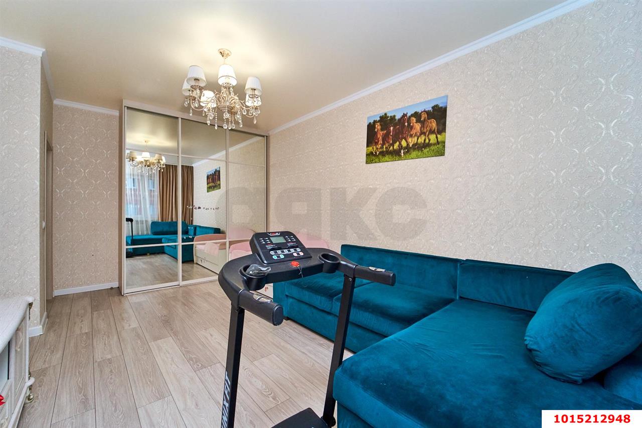 Фото №3: 1-комнатная квартира 46&nbsp;м², 15/18&nbsp;эт. - Краснодар, Прикубанский внутригородской округ, Фестивальный, мкр. Солнечный, ул. имени Симиренко, 71к1