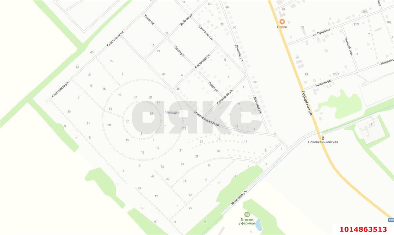 Фото №3: Земельный участок под ИЖС 4.49&nbsp;сот. - Нововеличковская, ул. Рождественская, 20
