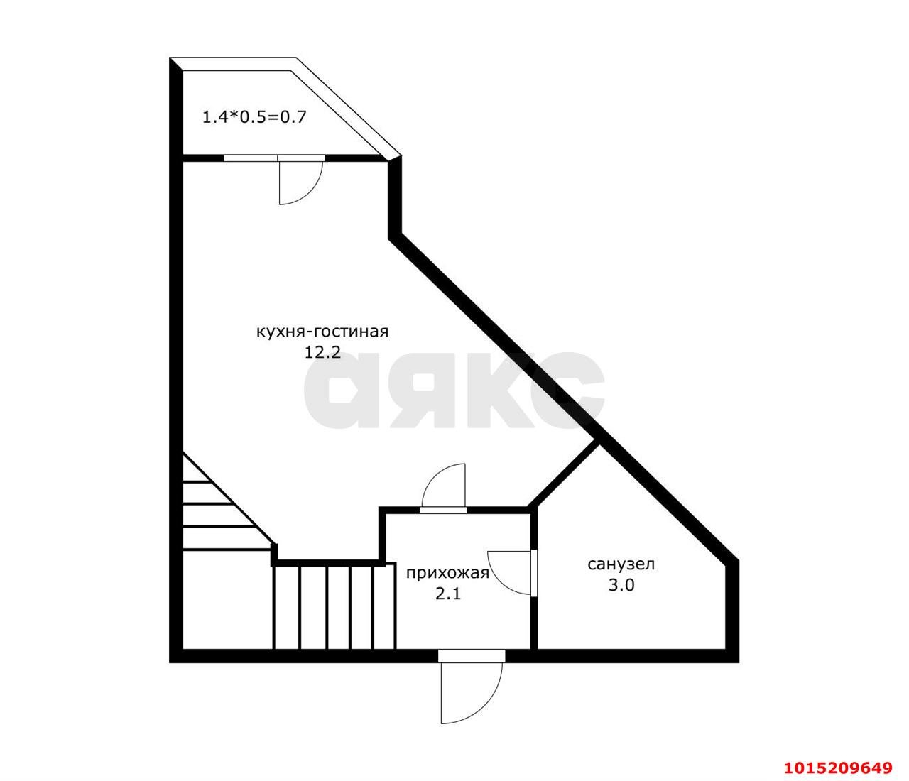 Фото №13: 1-комнатная квартира 40&nbsp;м², 5/6&nbsp;эт. - Краснодарский, мкр. Прикубанский внутригородской округ, ул. имени Федора Торнау, 21В