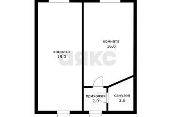 Фото №1: Комната 18 м², 2/2 эт. - Краснодар, мкр. Центральный, ул. Карасунская, 79