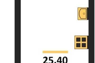 Фото №1: Студия 25 м², 2/18 эт. - Краснодар, мкр. квартал Самолёт 7,