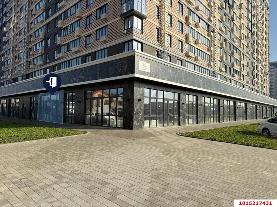 Фото №1: Торговое помещение 94&nbsp;м², 1/16&nbsp;эт. - Краснодар, Прикубанский внутригородской округ, мкр. жилой комплекс Сармат, ул. Константина Гондаря, 98