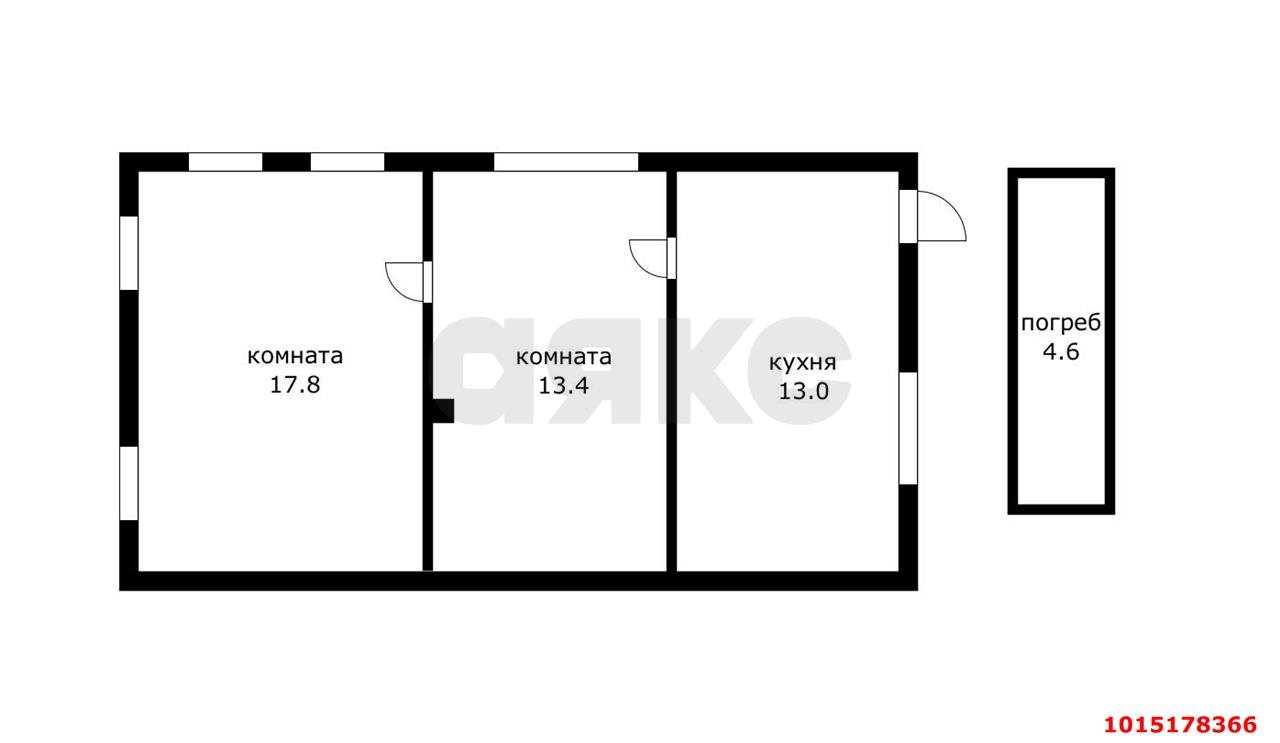 Фото №13: Дом 45&nbsp;м² + 1.8&nbsp;сот., 1&nbsp;эт. - Краснодар, Западный внутригородской округ, мкр. Центральный, ул. Володи Головатого, 248