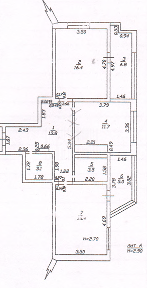 Фото №32: 2-комнатная квартира 77&nbsp;м², 8/9&nbsp;эт. - Анапа, 3А, мкр. 3А, ул. Владимирская, 120