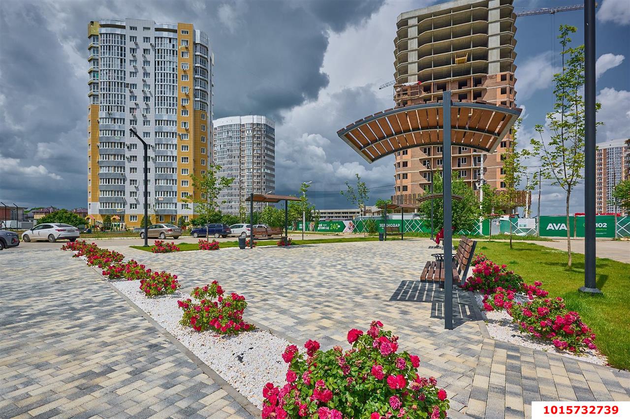 Фото №6: 1-комнатная квартира 38&nbsp;м², 11/17&nbsp;эт. - Краснодар, Прикубанский внутригородской округ, мкр. жилой комплекс Зеленодар, ул. Садовое Кольцо, 1