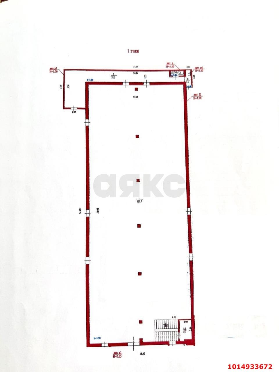 Фото №6: Торговое помещение 438&nbsp;м², 1/3&nbsp;эт. - Краснодар, Прикубанский внутригородской округ, мкр. Фестивальный, ул. Красных Партизан, 375