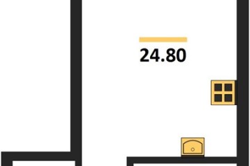 Фото №1: Студия 24 м², 2/16 эт. - Краснодар, мкр. Парк Победы,
