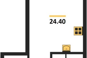Фото №1: Студия 24 м², 4/16 эт. - Краснодар, мкр. Парк Победы,