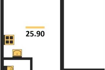 Фото №1: Студия 25 м², 2/16 эт. - Краснодар, мкр. Парк Победы,