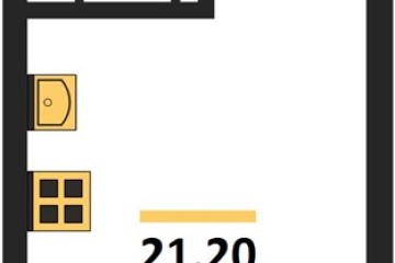 Фото №1: Студия 21 м², 5/16 эт. - Краснодар, мкр. Догма Парк,
