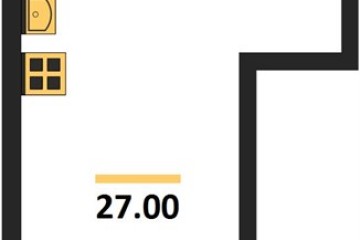 Фото №1: Студия 27 м², 2/16 эт. - Краснодар, мкр. Догма Парк,