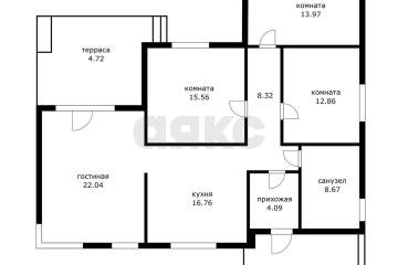Фото №1: Дом 108&nbsp;м² + 6&nbsp;сот., 1&nbsp;эт. - Григорьевская, п. коттеджный  Новая Григорьевская, ул. имени Стефана Дормидонта