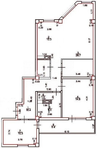 Фото №18: 3-комнатная квартира 84&nbsp;м², 5/9&nbsp;эт. - Раздольное, Хостинский, жилой комплекс Министерские Озёра, мкр. квартал Город Детства, ул. Тепличная, 71к10