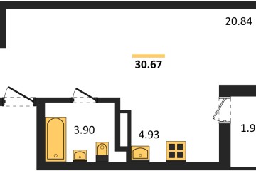 Фото №1: Студия 30 м², 3/18 эт. - Краснодар, мкр. жилой комплекс Архитектор,