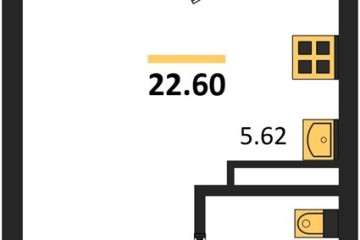Фото №1: Студия 22 м², 5/18 эт. - Краснодар, мкр. жилой комплекс Архитектор,
