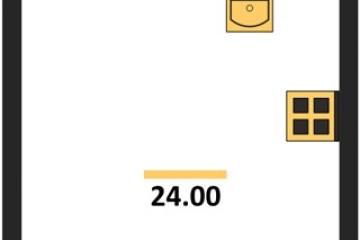 Фото №1: Студия 24 м², 9/16 эт. - Краснодар, мкр. Парк Победы,