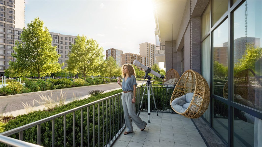 Фото №5: Студия 22&nbsp;м², 10/18&nbsp;эт. - Краснодар, Прикубанский внутригородской округ, мкр. ЖК Тёплые Края, ул. имени Леона Орбели, 9