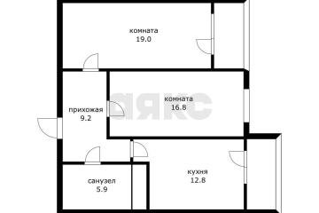 Фото №1: 2-комнатная квартира 63 м², 17/24 эт. - Краснодар, мкр. ЖК Тургенев, ул. Дальняя, 8к1