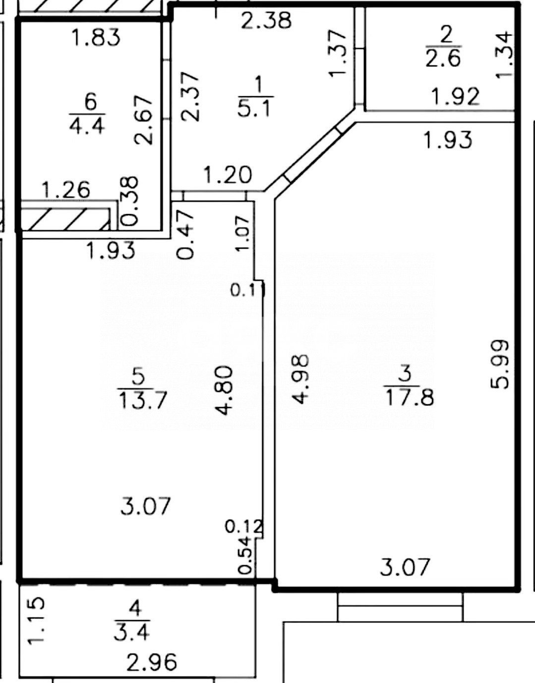Фото №13: 1-комнатная квартира 46&nbsp;м², 5/6&nbsp;эт. - Анапа, мкр. ЖК Бельведер, ул. Таманская, 121к15