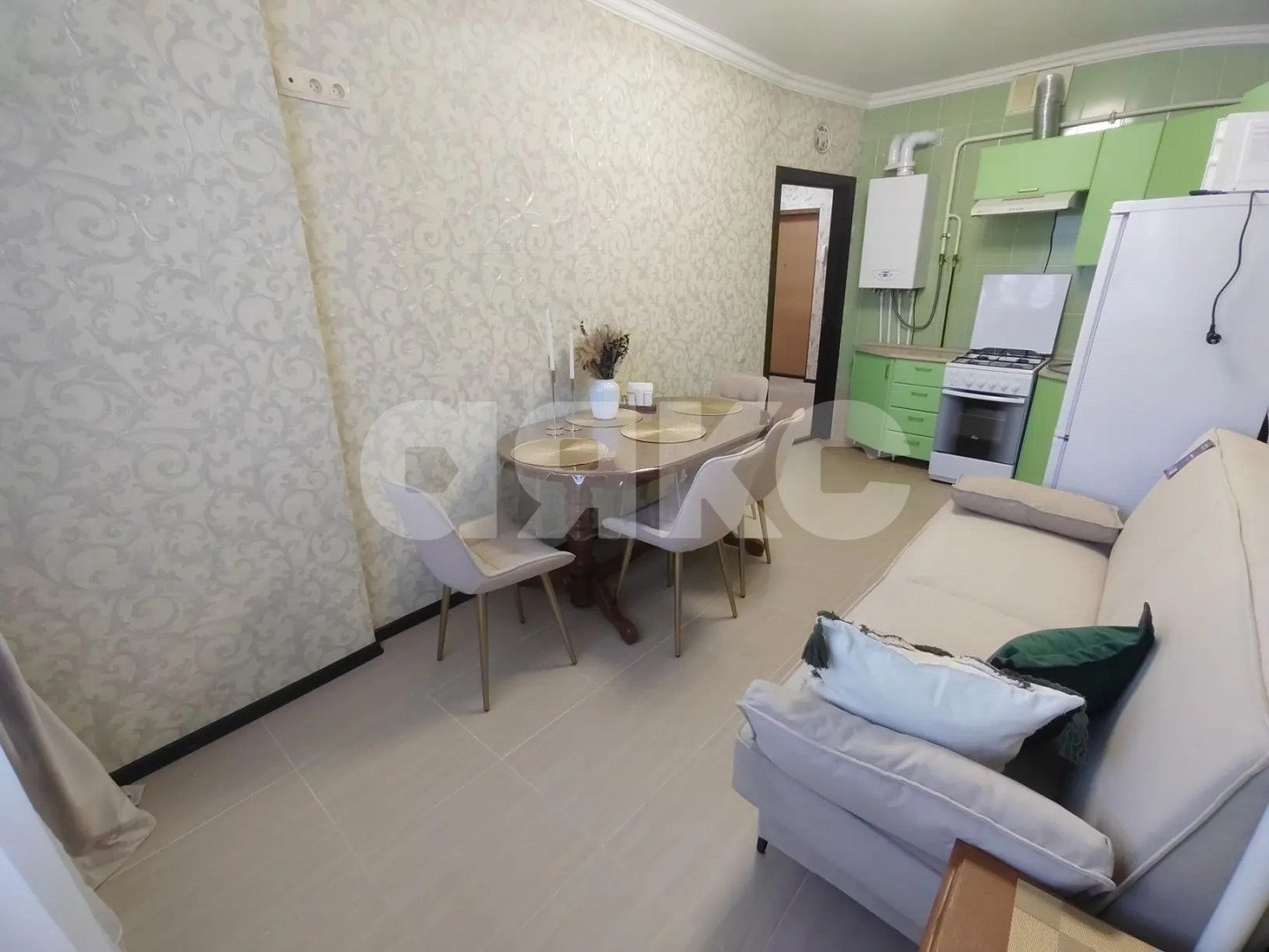 Фото №5: 1-комнатная квартира 42&nbsp;м², 2/9&nbsp;эт. - Анапа, мкр. Алексеевка, ул. Ленинградская, 81