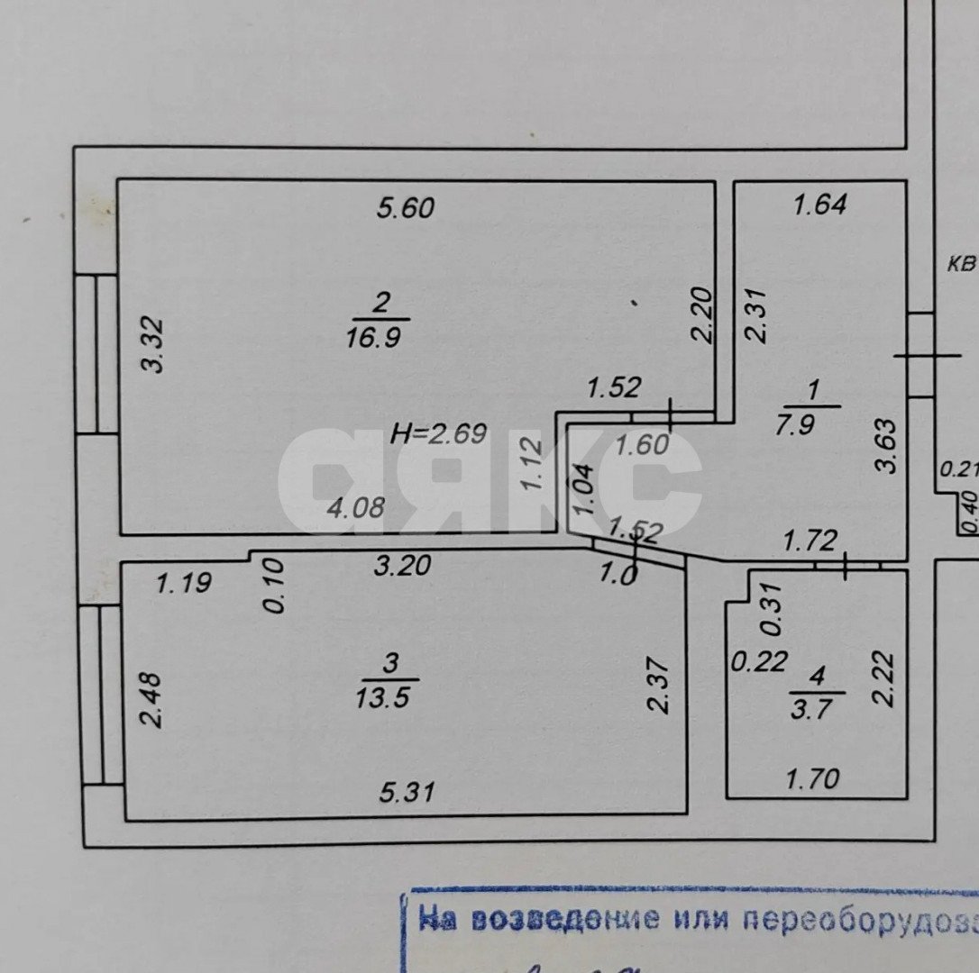 Фото №16: 1-комнатная квартира 42&nbsp;м², 2/9&nbsp;эт. - Анапа, мкр. Алексеевка, ул. Ленинградская, 81