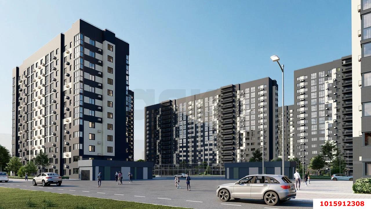 Фото №2: 2-комнатная квартира 49&nbsp;м², 5/19&nbsp;эт. - Краснодар, мкр. Карасунский внутригородской округ, ул. имени Владимира Жириновского, 7к2