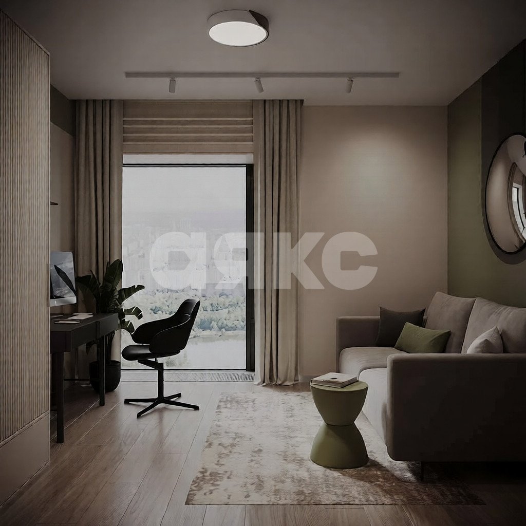 Фото №6: 3-комнатная квартира 70&nbsp;м², 42/52&nbsp;эт. - Москва, Северо-Западный административный округ, Покровское-Стрешнево, жилой комплекс Сити Бэй, мкр. квартал Индиан, ул. Волоколамское шоссе, 95/2