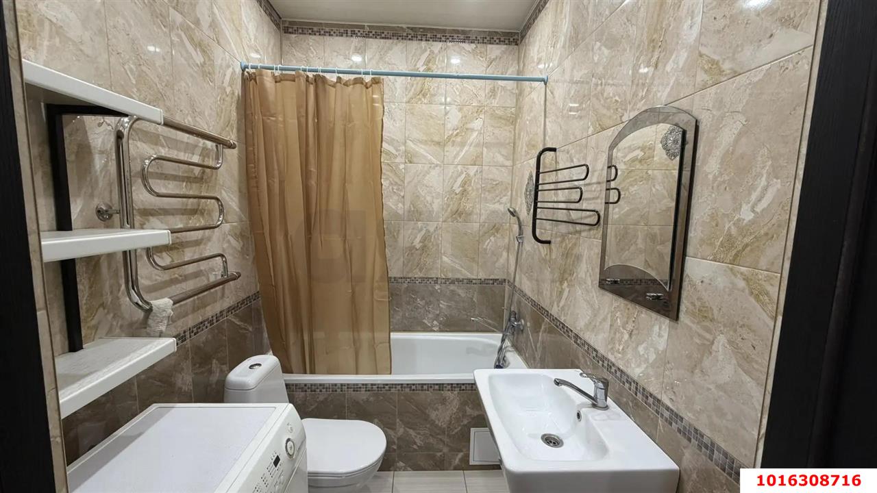 Фото №6: 1-комнатная квартира 41&nbsp;м², 4/19&nbsp;эт. - Краснодар, Прикубанский внутригородской округ, мкр. жилой комплекс Грани, ул. Западный Обход, 45