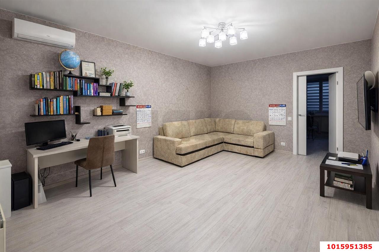 Фото №5: 2-комнатная квартира 10&nbsp;м², 13/16&nbsp;эт. - Краснодар, Прикубанский внутригородской округ, Калинино, Завод Радиоизмерительных Приборов, мкр. ЖК Акварели-2, ул. Тепличная, 62/1к3