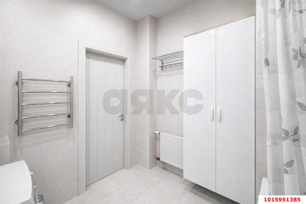 Фото №4: 2-комнатная квартира 10&nbsp;м², 13/16&nbsp;эт. - Краснодар, Прикубанский внутригородской округ, Калинино, Завод Радиоизмерительных Приборов, мкр. ЖК Акварели-2, ул. Тепличная, 62/1к3
