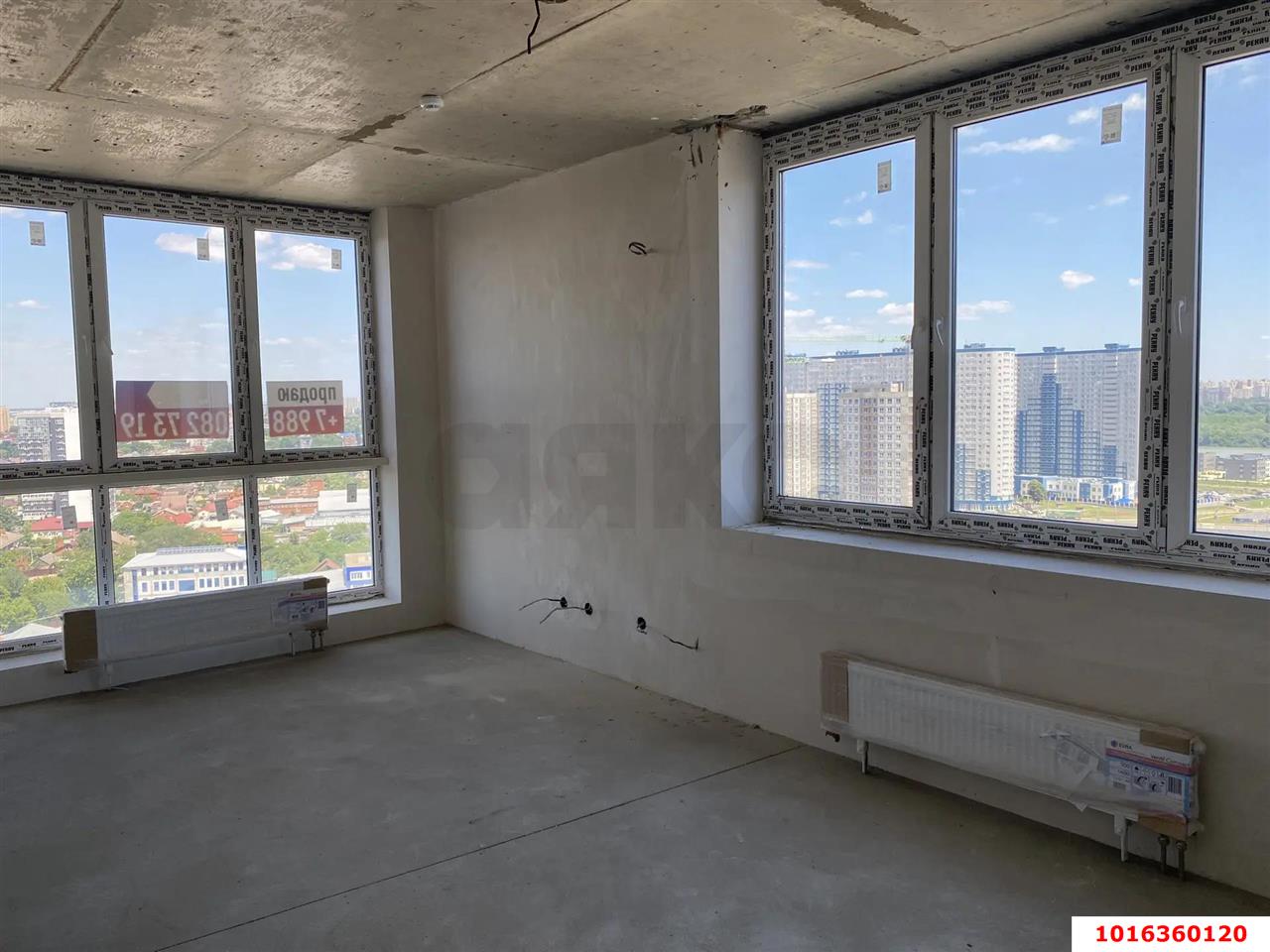 Фото №4: 3-комнатная квартира 92&nbsp;м², 22/24&nbsp;эт. - Краснодар, Центральный внутригородской округ, мкр. Черёмушки, ул. Обрывная, 132/1к15