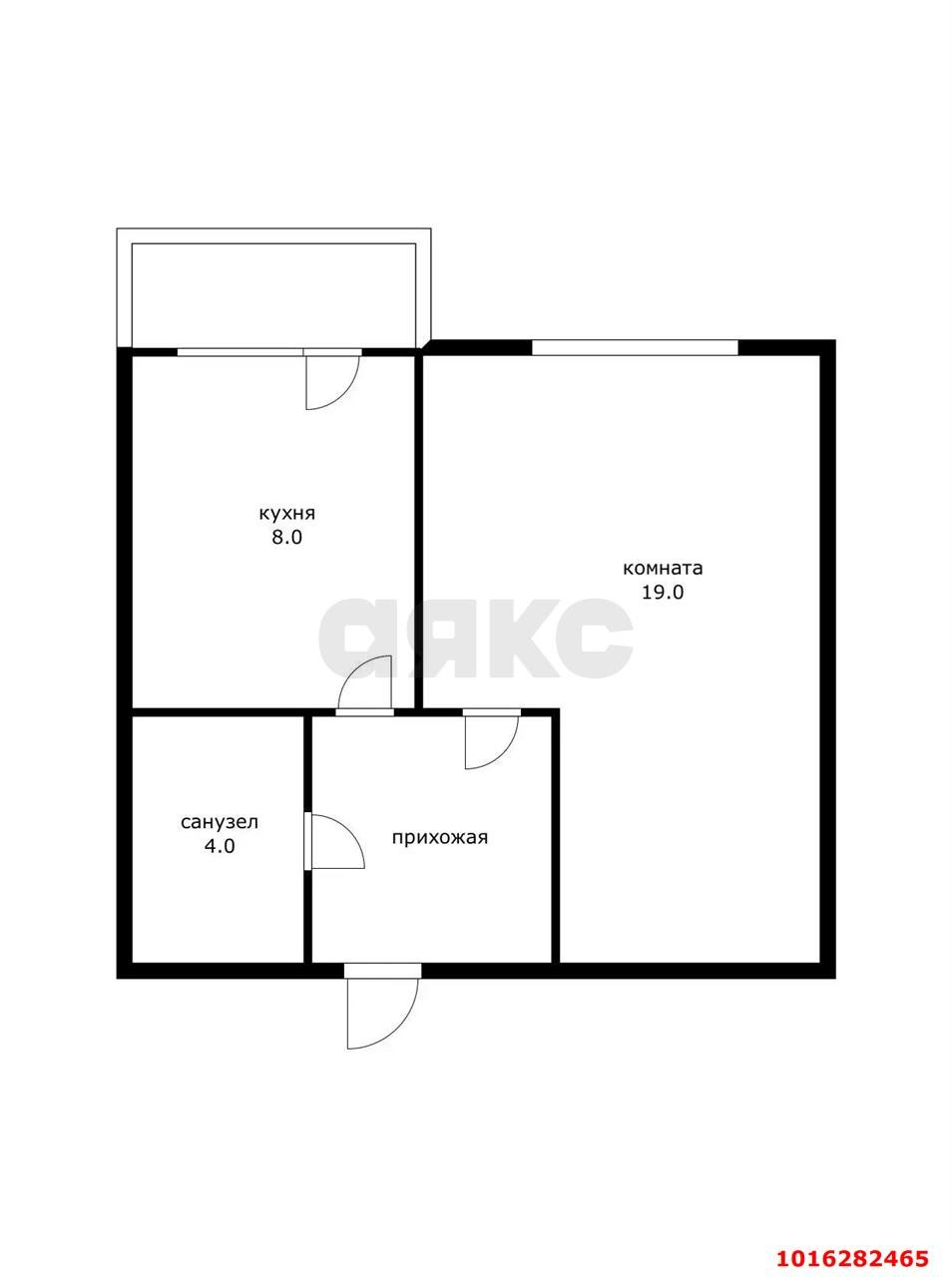 Фото №12: 1-комнатная квартира 40&nbsp;м², 3/5&nbsp;эт. - Яблоновский, ул. Лаухина, 11