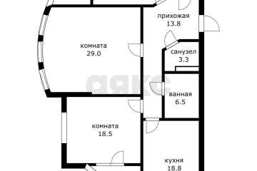 Фото №1: 3-комнатная квартира 107&nbsp;м², 8/21&nbsp;эт. - Краснодар, мкр. ЖК Альфа, ул. Уральская, 100