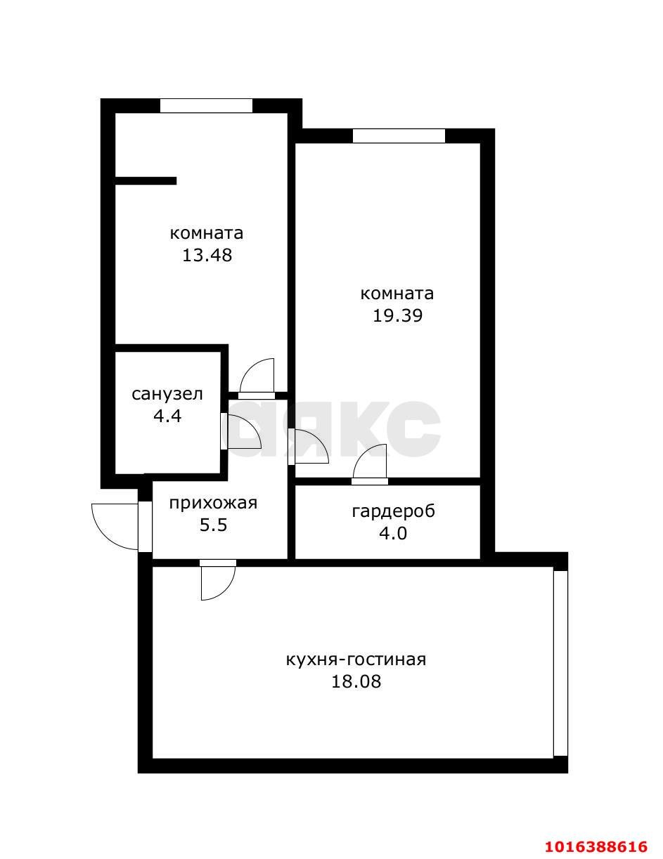 Фото №16: 2-комнатная квартира 60&nbsp;м², 19/23&nbsp;эт. - Краснодар, Прикубанский внутригородской округ, мкр. ЖК Бауинвест, ул. имени 40-летия Победы, 184к2