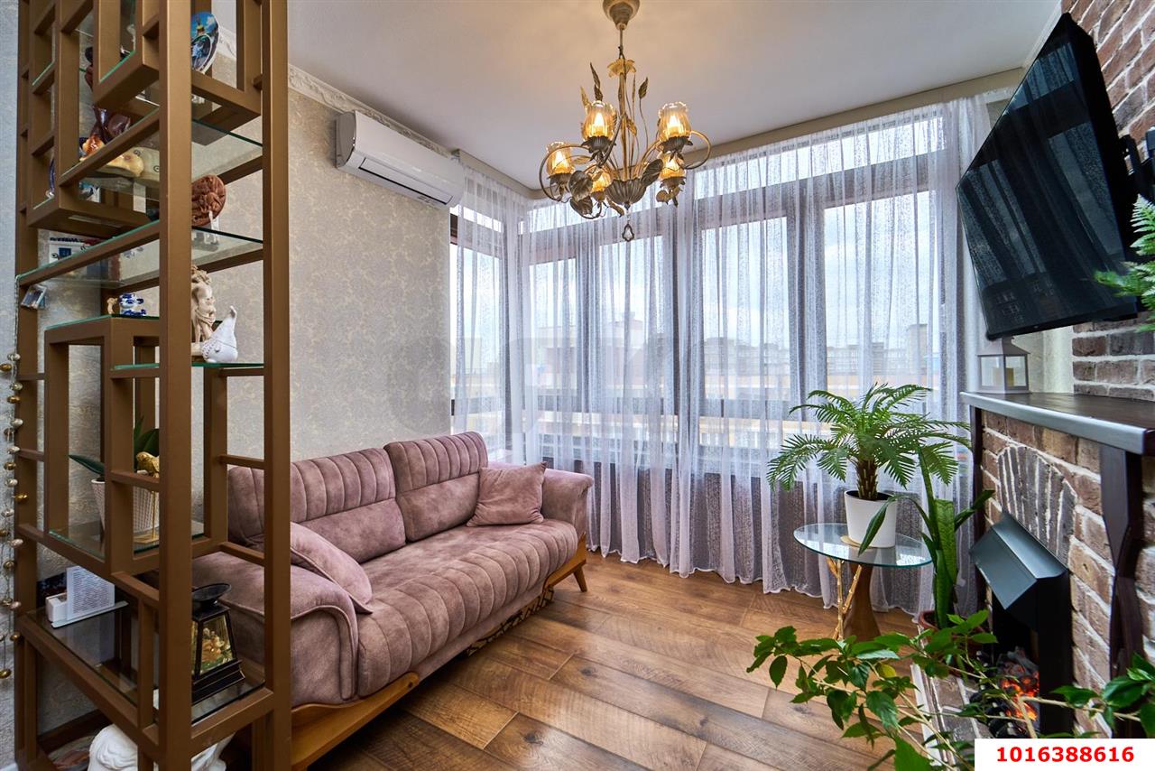 Фото №4: 2-комнатная квартира 60&nbsp;м², 19/23&nbsp;эт. - Краснодар, Прикубанский внутригородской округ, мкр. ЖК Бауинвест, ул. имени 40-летия Победы, 184к2