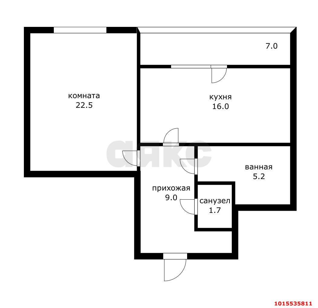 Фото №5: 3-комнатная квартира 105&nbsp;м², 7/8&nbsp;эт. - Краснодар, Прикубанский внутригородской округ, мкр. Восточно-Кругликовский, ул. Черкасская, 105