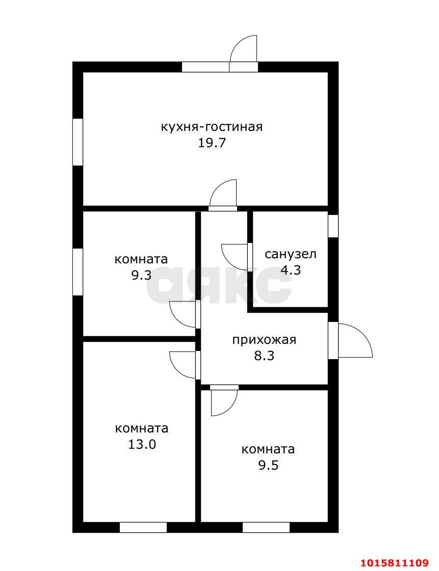 Фото №7: Дом 67&nbsp;м² + 3&nbsp;сот., 1&nbsp;эт. - Южный, п. коттеджный  Южная столица, пер. 7-й Заветный, 12