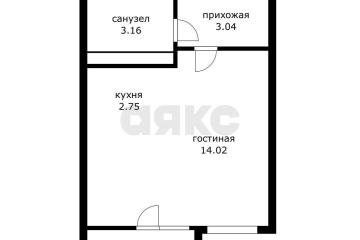 Фото №1: Студия 23&nbsp;м², 19/24&nbsp;эт. - Краснодар, мкр. Музыкальный, ул. Российская, 257/7