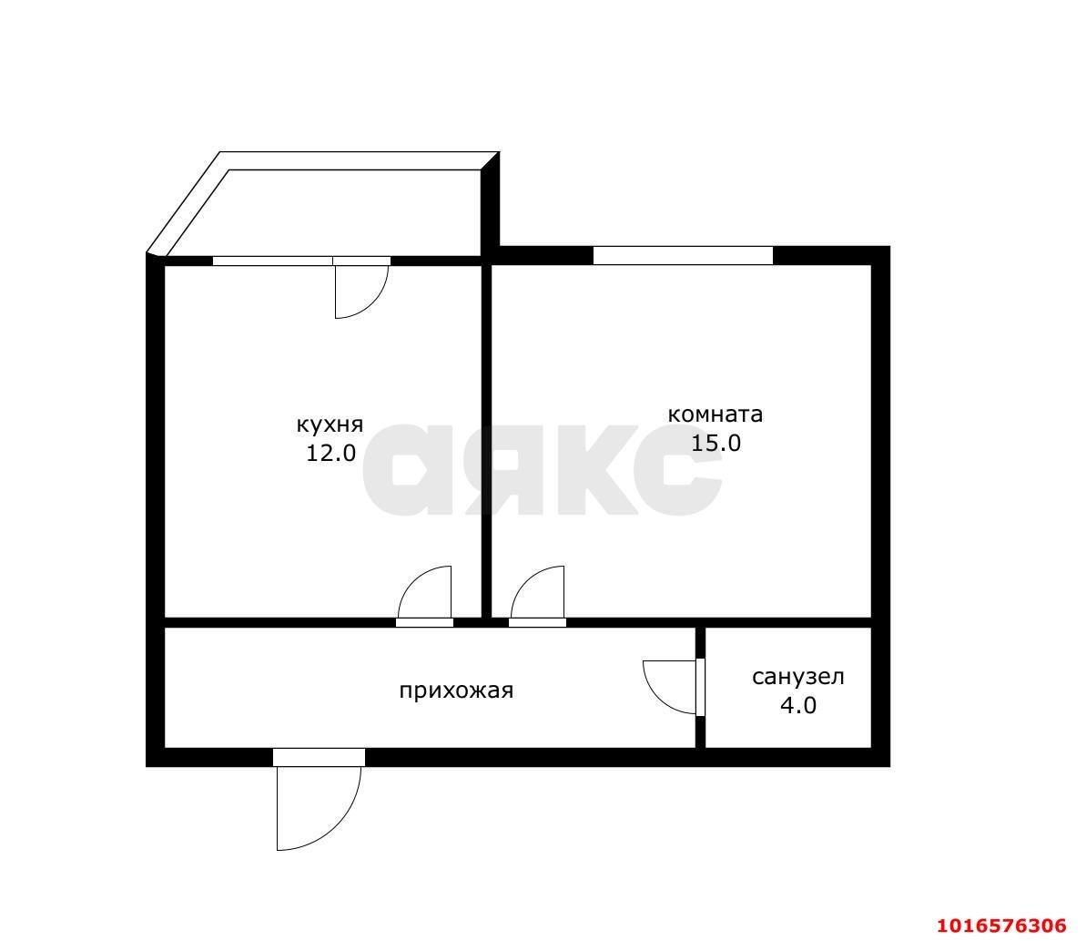 Фото №16: 1-комнатная квартира 36&nbsp;м², 3/4&nbsp;эт. - Новая Адыгея, мкр. жилой комплекс Тургеневский-2, ул. Тургеневское шоссе, 25/7Р